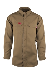 Mens Lapco FR 6.5 oz. Westex DH Uniform Shirt | Khaki 
